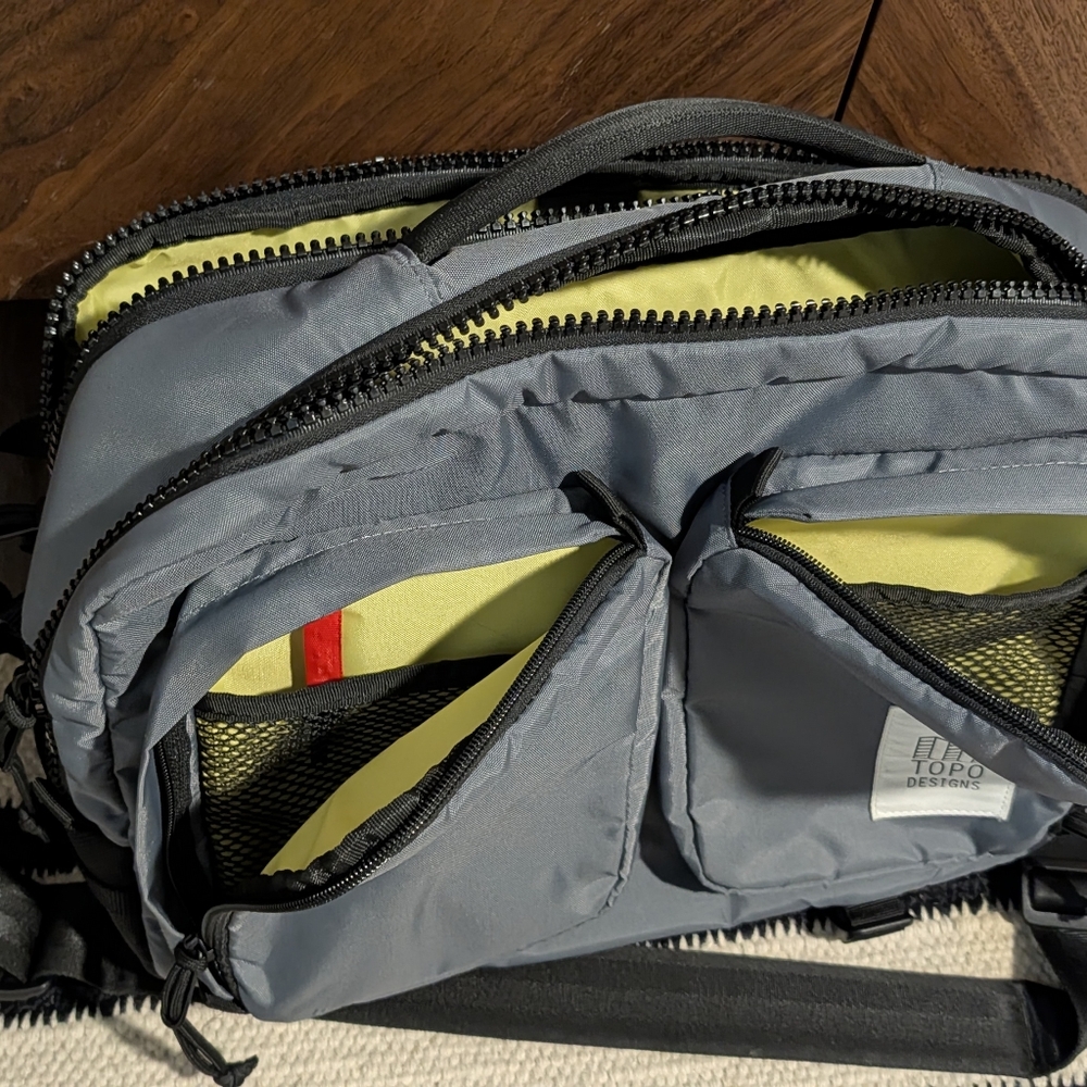 Topo Designs Global Traveler Duo - 40L Roller And Global Briefcase - Gray - Picture 7 of 7